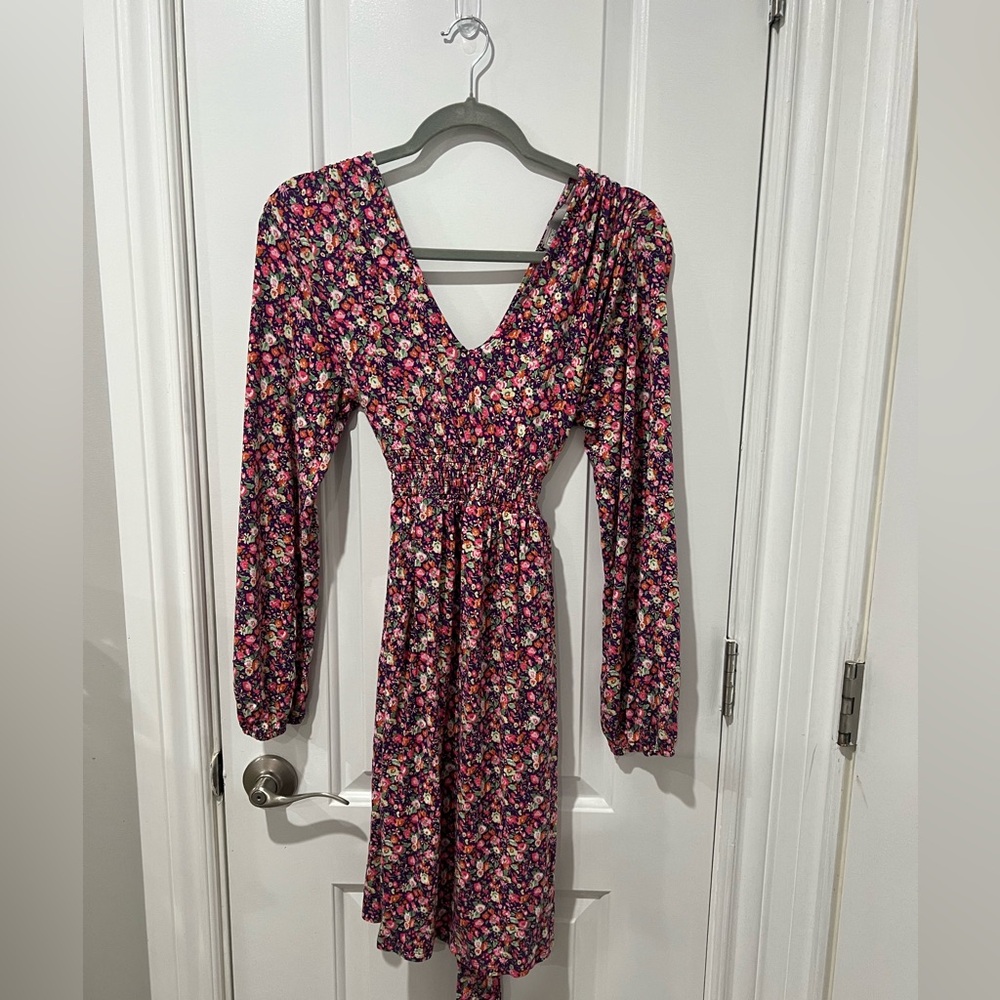 Floral Long Sleeve Dress